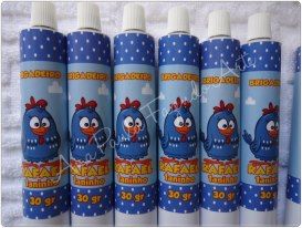 Bisnaga 30 gr vazia personalizada (papel couche)