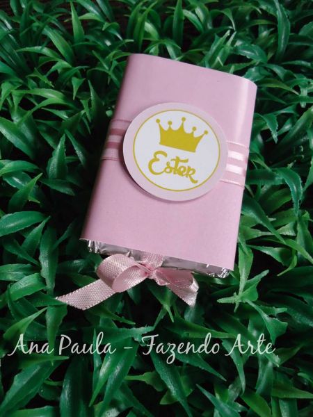 Mini barrinha chocolate personalizada