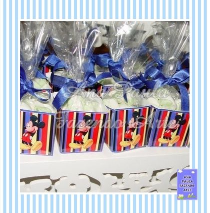 Caixinha personalizada com marshmallow