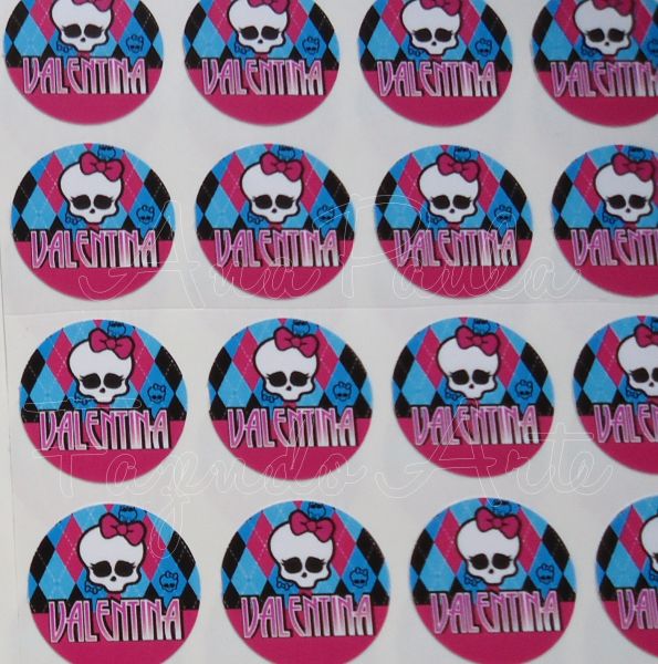 100 Adesivos 3 cm