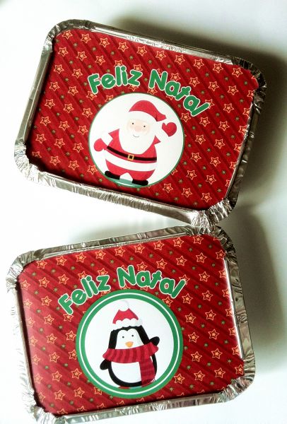 20 marmitas modelo pinguin + noel