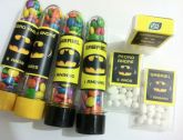 Tubo pet personalizado com confeti
