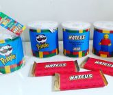 Pringles + barrinha de chocolate personalizada